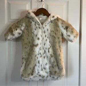 Restoration Hardware Baby and Child Fur Bunting 12m